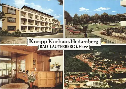 Bad Lauterberg Kneipp  Kurhaus Heikenberg Kat. Bad Lauterberg im Harz