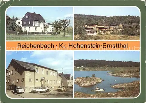 Hohenstein Ernstthal Reichenbach mit Stausee Fachwerkhaus  Kat. Hohenstein Ernstthal