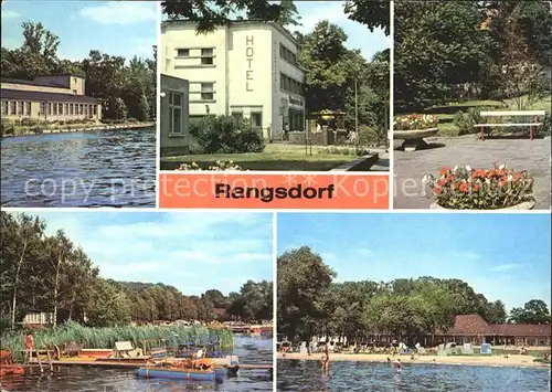 Rangsdorf Vorplatz zum Freibad Campingplatz Freibad  Kat. Rangsdorf