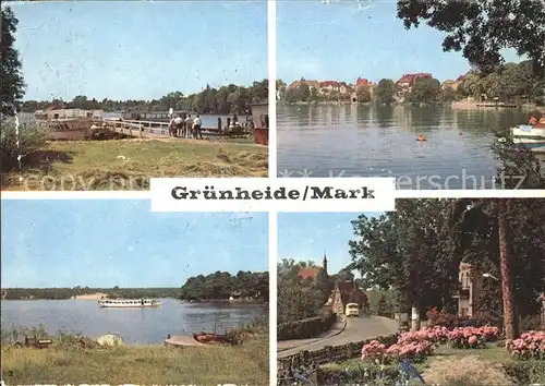 Gruenheide Mark Altbuchorst Anlegestelle Peetzsee Fangschleuse Kat. Gruenheide Mark