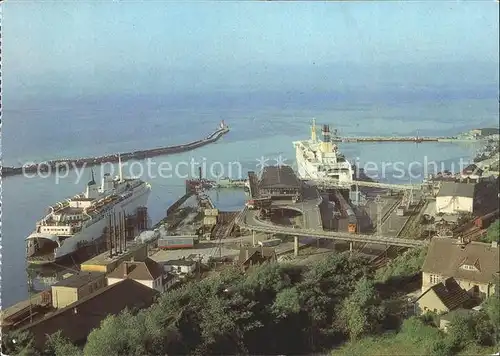 Sassnitz Ostseebad Ruegen Faehrhafen Kat. Sassnitz