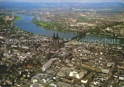 Koeln Rhein Fliegeraufnahme Kat. Koeln