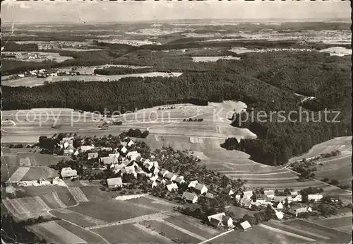 Goettelfingen Seewald Schwarzwald Fliegeraufnahme  Kat. Seewald