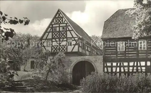 Tautenhain Fachwerkhaus  Kat. Tautenhain Hermsdorf