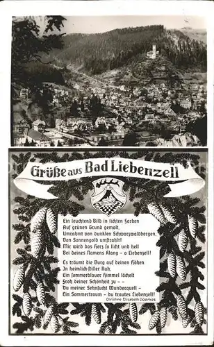Bad Liebenzell Gedicht Christine Elisabeth Doerkes Ein Leuchtend Bild in lichten farben Kat. Bad Liebenzell