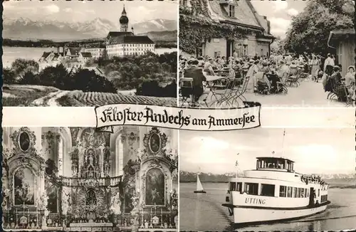 Kloster Andechs Faehre Utting  Kat. Andechs