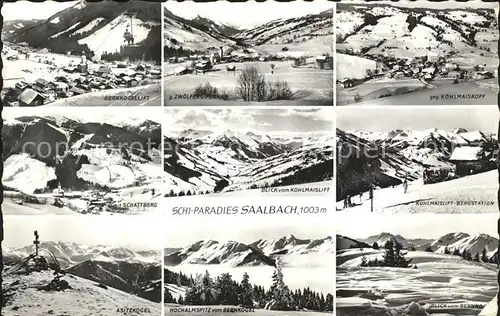 Saalbach Hinterglemm Bernkogellift Zwoelfer Penhab Hochalmspitz  Kat. Saalbach Hinterglemm