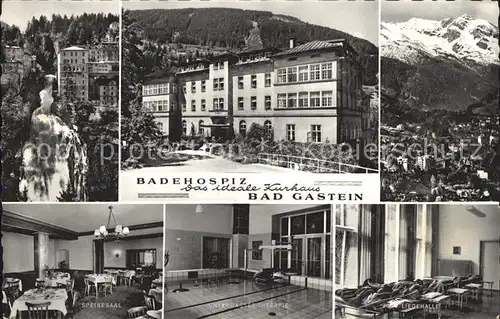 Bad Gastein Badehospiz Speisesaal Unterwasser Therapie Kat. Bad Gastein