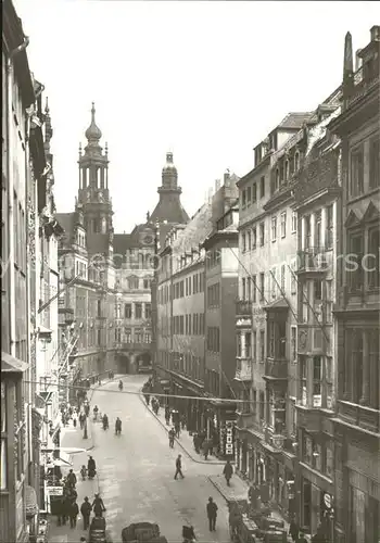 Dresden Schlossstrasse Sporergasse Georgentor  Kat. Dresden Elbe