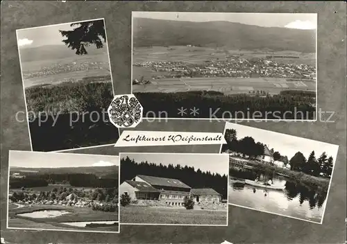 Weissenstadt Boot Teich Gebaeude  Kat. Weissenstadt