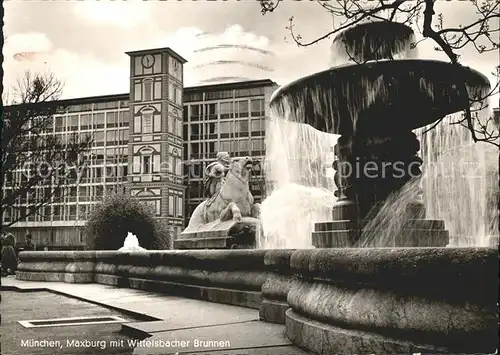 Muenchen Maxburg Wittelsbacher Brunnen  Kat. Muenchen