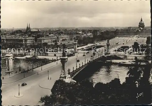 Paris Pont Alexandre III Esplanade des Incalides  Kat. Paris