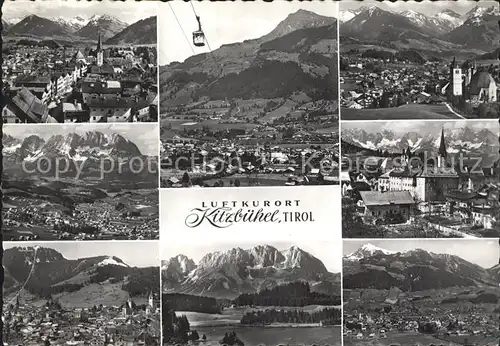 Kitzbuehel Tirol Luftseilbahn Kirche  Kat. Kitzbuehel