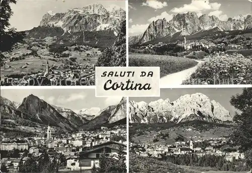 Cortina d Ampezzo Ortsansichten  Kat. Cortina d Ampezzo