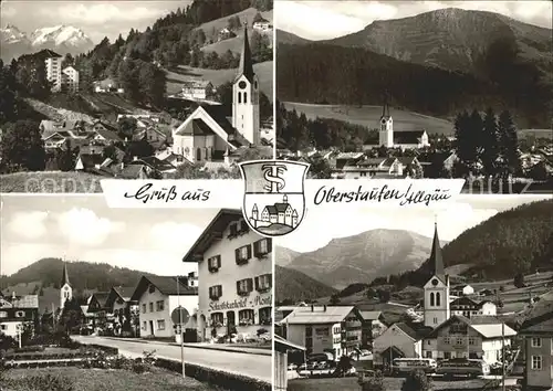 Oberstaufen Kirche Kurhotel  Kat. Oberstaufen