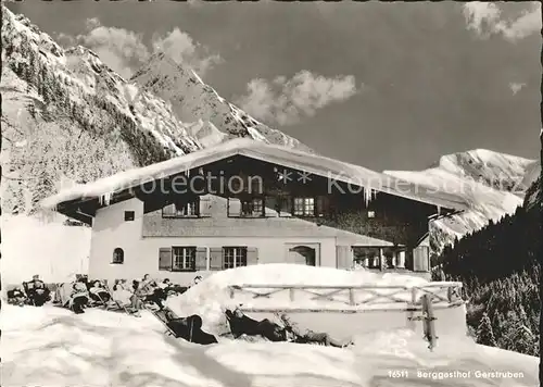 Oberstdorf Berggasthof Gerstruben  Kat. Oberstdorf