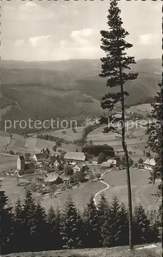 Saig Schwarzwald Totalansicht Kat. Lenzkirch