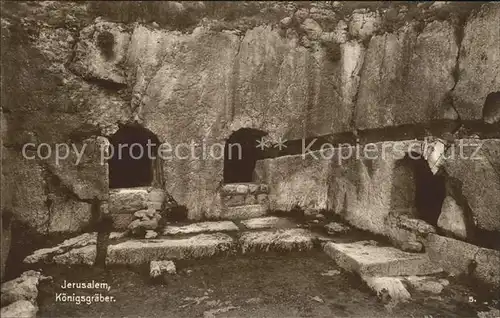 Jerusalem Yerushalayim Koenigsgraeber Kat. Israel