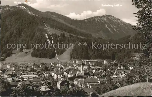 Immenstadt Allgaeu Totalansicht Mittaglift Steineberg Kat. Immenstadt i.Allgaeu