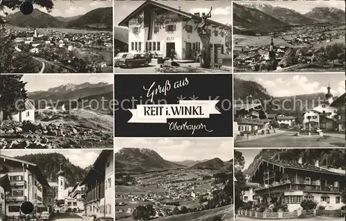 Reit Winkl Panorama Orts und Teilansichten Dorfmotive Kat. Reit im Winkl
