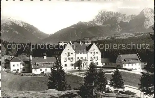 Klais Ev Hochgebirgs Erholungsheim Schloss Kranzbach Kat. Kruen