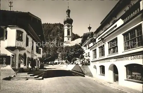 Reit Winkl Dorfstrasse Kirche Kat. Reit im Winkl