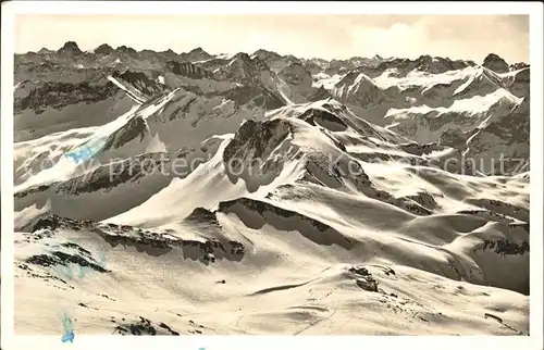 Hindelang Allgaeuer Alpen Blick vom Nebelhorn Kat. Bad Hindelang