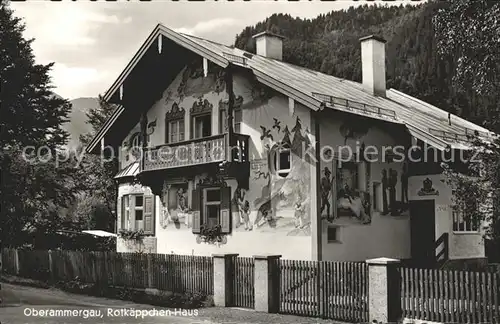 Oberammergau Rotkaeppchenhaus Kat. Oberammergau