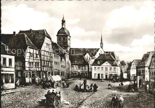 Recklinghausen Westfalen Marktplatz anno 1820 Kat. Recklinghausen