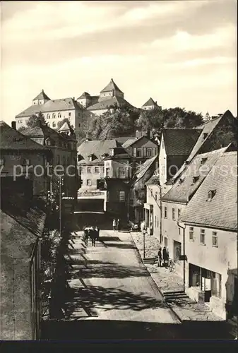 Augustusburg Teilansicht Burgblick Kat. Augustusburg