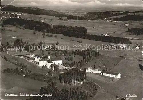 Ried Lindenberg Allgaeu Fliegeraufnahme Kat. Lindenberg i.Allgaeu