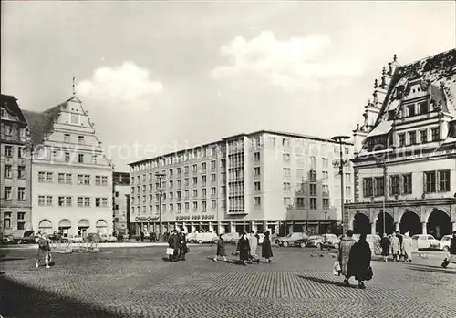 Leipzig Marktplatz Alte Waage Altes Rathaus Kat. Leipzig