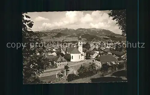 Sonthofen Oberallgaeu mit Stiuben Steineberg und Mittag Kat. Sonthofen