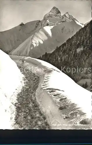 Oberstdorf Am Weg nach Gerstruben Kat. Oberstdorf