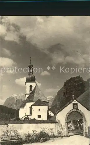 Ramsau Berchtesgaden Kirche Kat. Ramsau b.Berchtesgaden