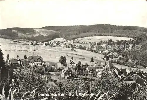 Altenfeld Thueringen Blick vom Koenigswald Kat. Altenfeld