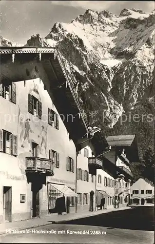 Mittenwald Karwendel Tirol Hochstrasse Kat. Schwaz