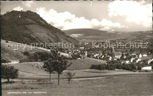 kg12162 Heppingen Ahr mit Landskrone Kat. Bad Neuenahr Ahrweiler