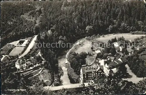 Treseburg Harz Fliegeraufnahme Kat. Treseburg