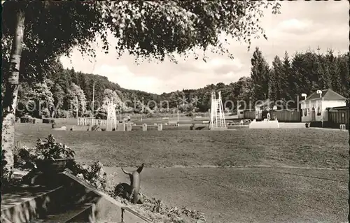 Hoehr Grenzhausen Schwimmbad Kat. Hoehr Grenzhausen