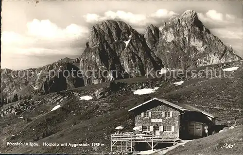 Pfronten Hochalp mit Aggenstein Kat. Pfronten