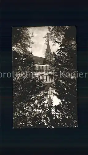 Blaubeuren Blautopf mit Klosterkirche Kat. Blaubeuren