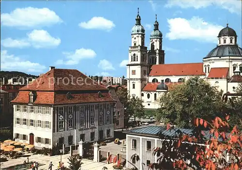 Kempten Allgaeu Zumsteinhaus mit Basilika St Lorenz Kat. Kempten (Allgaeu)