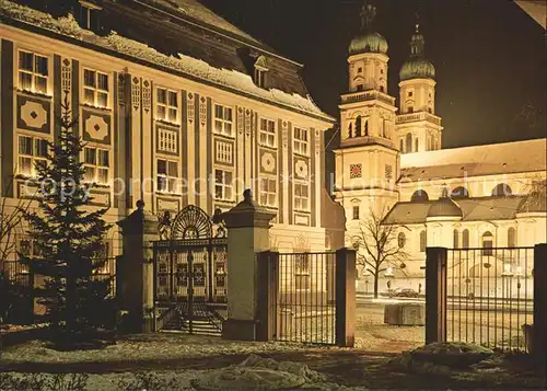 Kempten Allgaeu Zumsteinhaus und Basilika St Lorenz Kat. Kempten (Allgaeu)