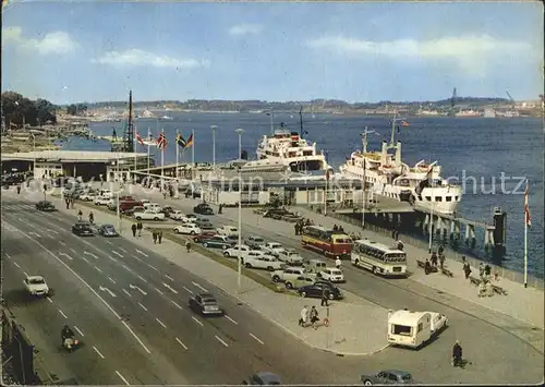 Kiel Oslo Kai Dampfer Kat. Kiel