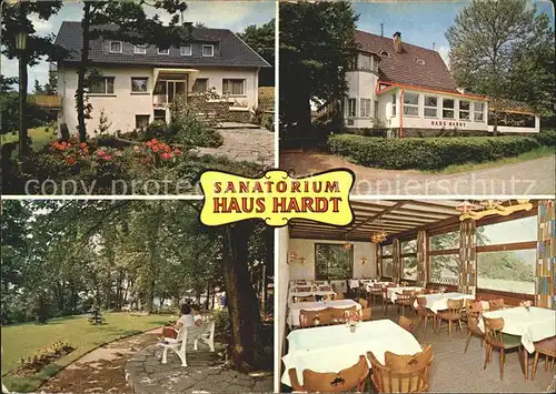 Holzem Eifel Sanatorium Haus Hardt Park Gastraum Kat. Bad Muenstereifel
