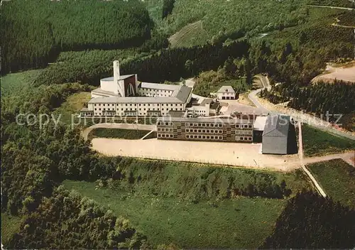 Altenhundem Missionshaus Maria Koenigin Fliegeraufnahme Kat. Lennestadt