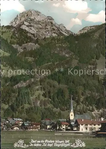 Bayrischzell mit Wendelstein Kat. Bayrischzell