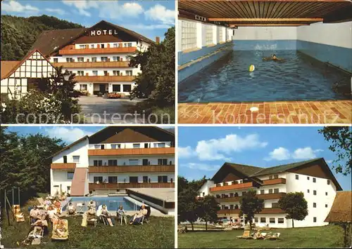 Rehren Rinteln Waldhotel Muehlenhof Schwimm und Hallenbad Kat. Auetal