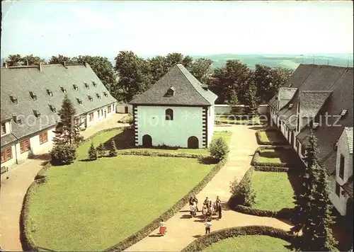 Augustusburg Schloss Augustusburg Stallhof mit Brunnenhaus Kat. Augustusburg